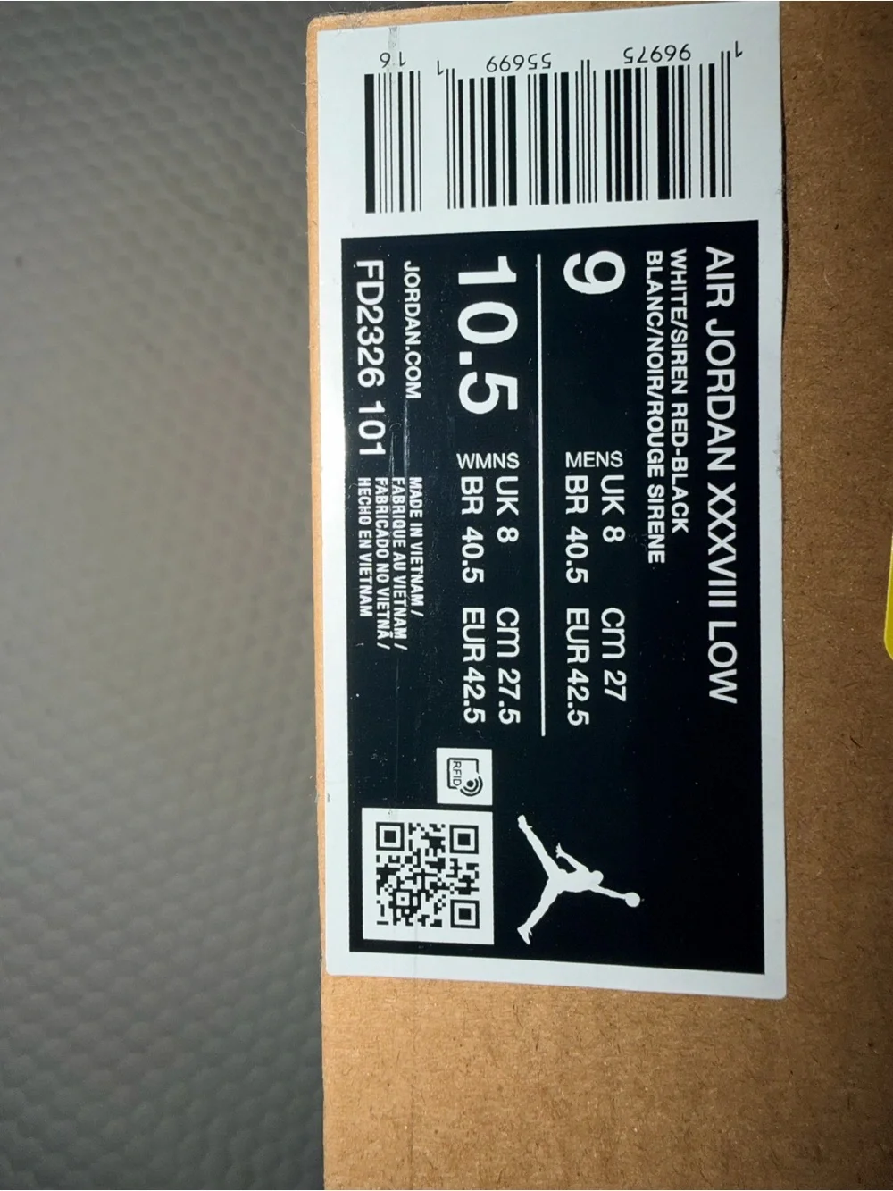 AIR JORDAN XXXVIII LOW